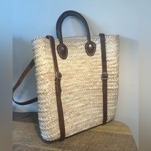 Rattan backpack